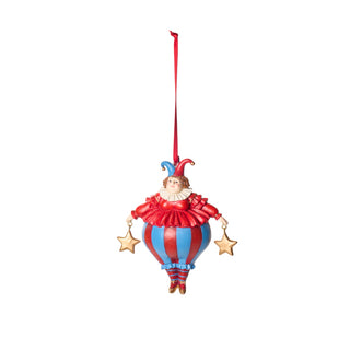Decorazione pagliaccio H 12,5 cm
