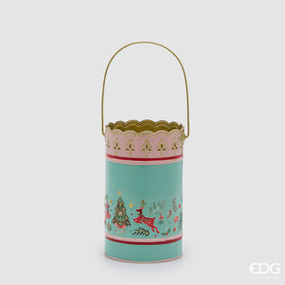 Vaso jaipur cilindrico con manico da 24,5 cm